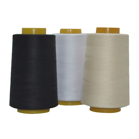 Cotton/Polyester Core Thread, Cotton Wrapped Polyester Core